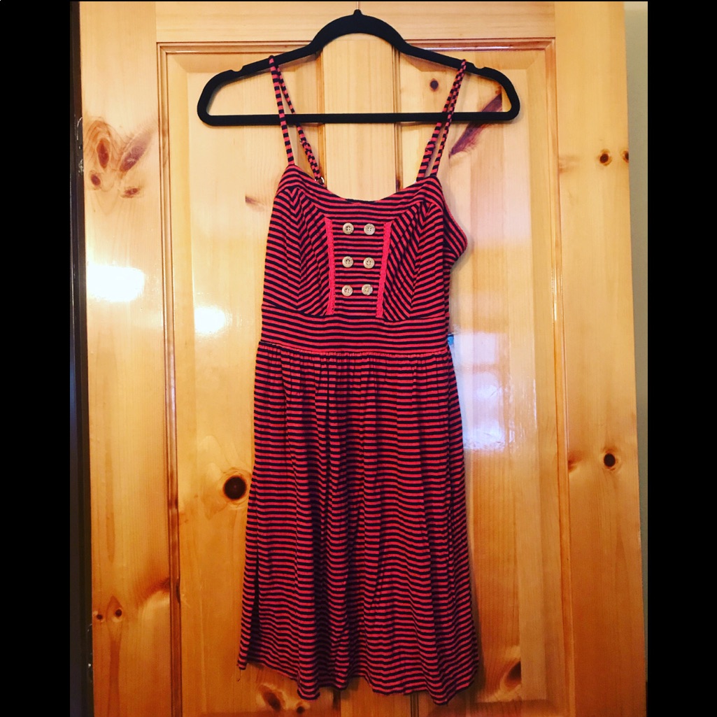 Rockabilly Sailor Striped Dress